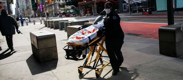 Ситуация в Нью-Йорке из-за коронавируса - Sputnik Кыргызстан