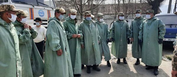 Режим чрезвычайной ситуации в Ноокатском районе из-за коронавируса Режим чрезвычайной ситуации в Ноокатском районе из-за коронавируса - Sputnik Кыргызстан