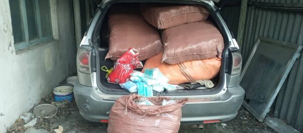 Пресечение контрабанды масок в Ош - Sputnik Кыргызстан