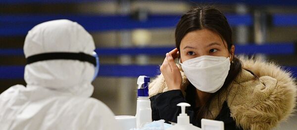 Усиление санитарного контроля в аэропорту Внуково в связи с коронавирусом - Sputnik Кыргызстан