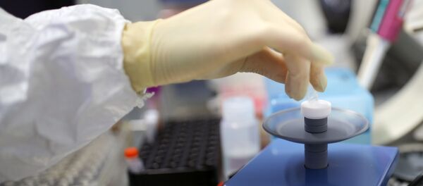 Бокс пробоподготовки в микробиологической лаборатории. Архивное фото - Sputnik Кыргызстан