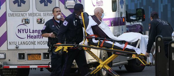 Ситуация в Нью-Йорке из-за коронавируса - Sputnik Кыргызстан