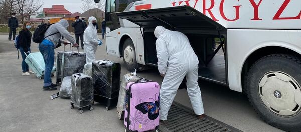 Кечээ жана бүгүн чет өлкөлөрдөн алып келинген кыргызстандык 137 турист медициналык жайларга карантинге алынды - Sputnik Кыргызстан