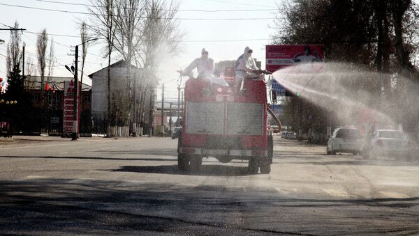 Дезинфекция улиц в Оше - Sputnik Кыргызстан