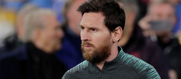 Нападающий клуба Барселона и сборной Аргентины Лионель Месси. Архивное  фото - Sputnik Кыргызстан