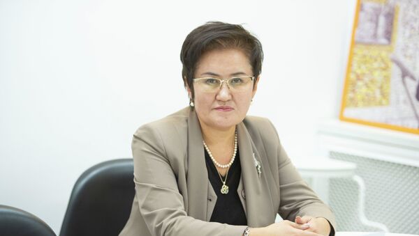Главный врач спецбольницы Управления делами Президента КР Гульмира Баитова - Sputnik Кыргызстан