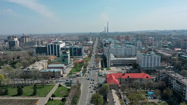 Как выглядит Бишкек в первый день ЧП — видео с дрона - Sputnik Кыргызстан