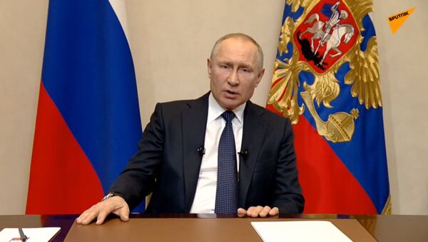 СПУТНИК_LIVE: Владимир Путин выступает с обращением к нации - Sputnik Кыргызстан