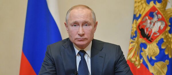 Президент РФ В. Путин выступил с обращением в связи с коронавирусом  - Sputnik Кыргызстан