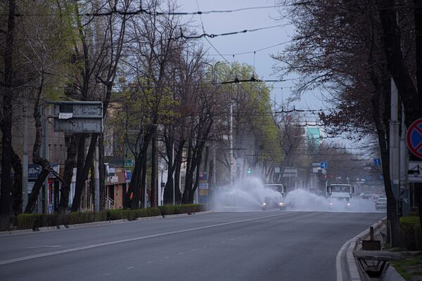 Режим чрезвычайного положения в Бишкеке из-за коронавируса - Sputnik Кыргызстан