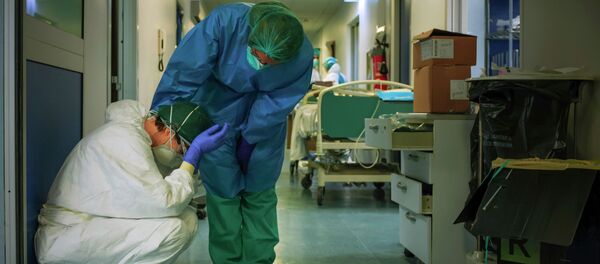 Медсестры в больнице в Милане, Италия - Sputnik Кыргызстан