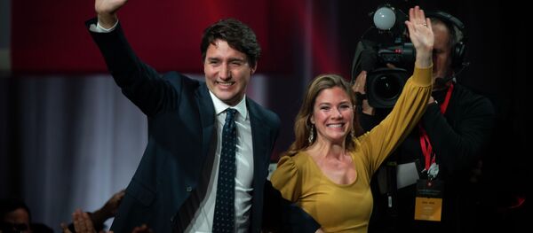 Премьер-министр Джастин Трюдо и его жена Софи Грегуар Трюдо - Sputnik Кыргызстан