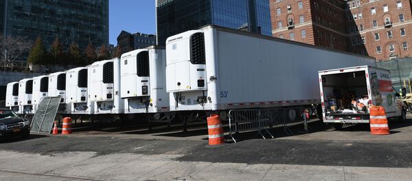 Нью-Йорктогу убактылуу мобилдик моргдор - Sputnik Кыргызстан