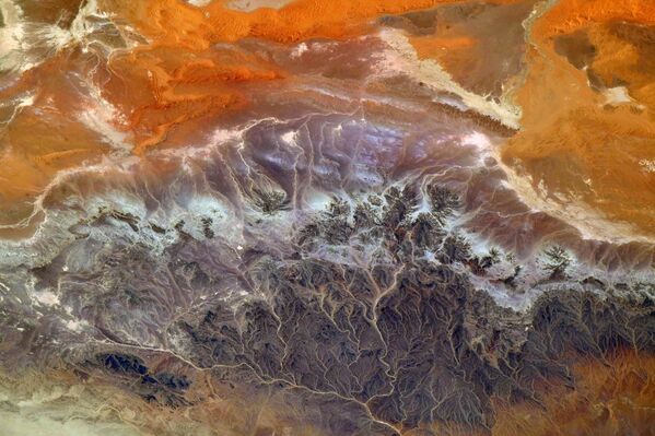 Вид на Алжир с борта Международной космической станции - Sputnik Кыргызстан