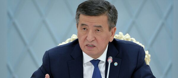 Кыргызстандын президенти Сооронбай Жээнбеков  - Sputnik Кыргызстан