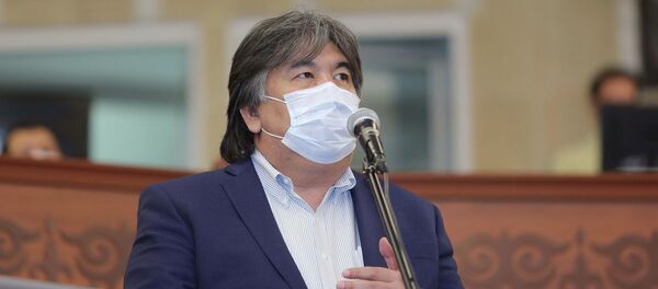 Депутат Жогорку Кенеша Садык Шер-Нияз на заседании - Sputnik Кыргызстан