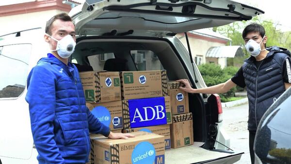 Доставка 20 000 медицинских перчаток от АБР - Sputnik Кыргызстан