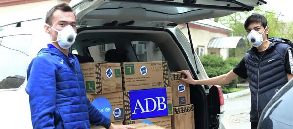 Доставка 20 000 медицинских перчаток от АБР - Sputnik Кыргызстан