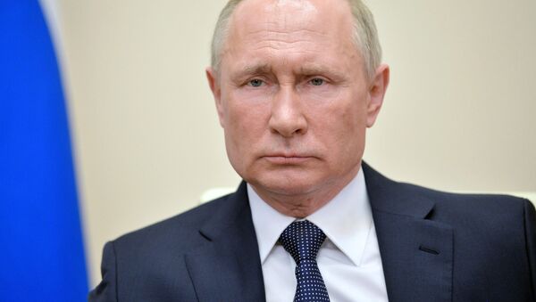 Президент РФ В. Путин выступил с обращением к гражданам - Sputnik Кыргызстан