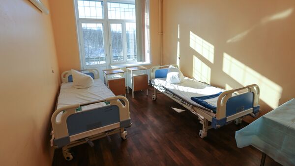 Палата для обсервации пациентов в инфекционном отделении больницы. Архивное фото - Sputnik Кыргызстан