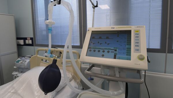 Аппарат искусственной вентиляции легких (ИВЛ) в реанимационном отделении больницы. Архивное фото - Sputnik Кыргызстан