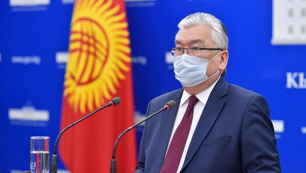 Саламаттык сактоо министри Сабыржан Абдикаримов  - Sputnik Кыргызстан