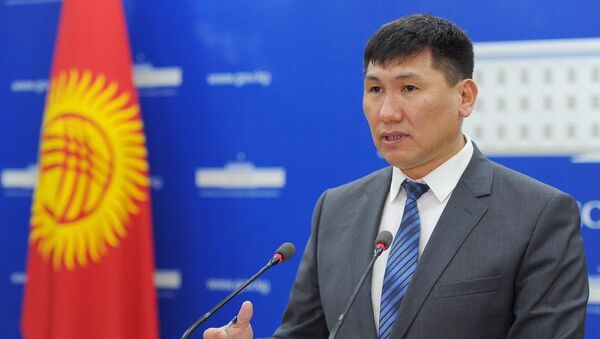 Министр труда и социального развития КР Улукбек Кочкоров. Архивное фото - Sputnik Кыргызстан