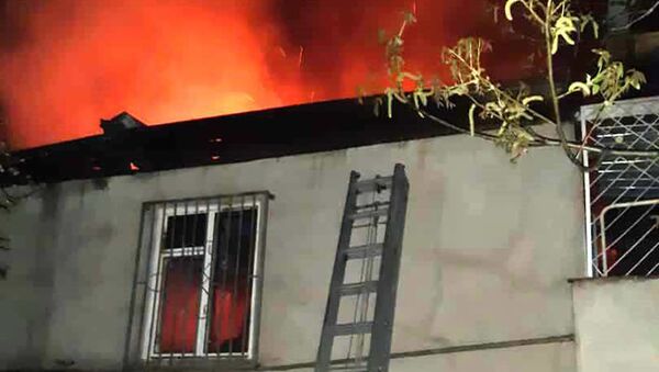 Пожар в жилом доме в городе Ош - Sputnik Кыргызстан