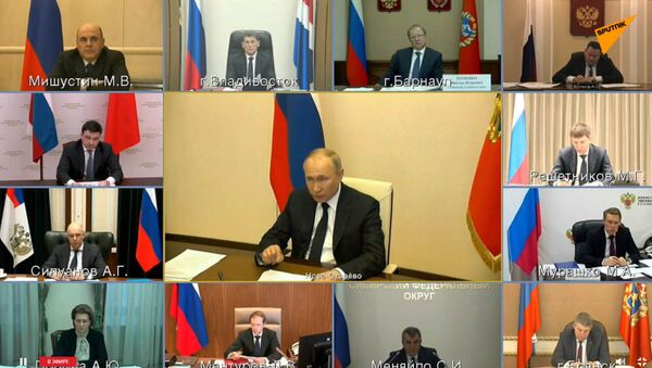 СПУТНИК: Вступительные слово Владимира Путина перед совещанием с губернаторами - Sputnik Кыргызстан