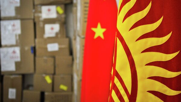 Гуманитарный груз из Китая Кыргызстану для борьбы с коронавирусом - Sputnik Кыргызстан