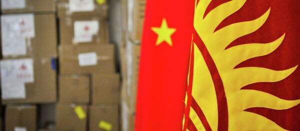 Гуманитарный груз из Китая Кыргызстану для борьбы с коронавирусом - Sputnik Кыргызстан
