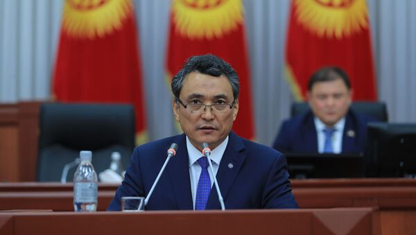 Депутат Жогорку Кенеша Саматбек Ибраев. Архивное фото - Sputnik Кыргызстан