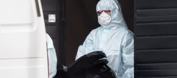 Ситуация у больницы в Коммунарке Ситуация у больницы в Коммунарке - Sputnik Кыргызстан