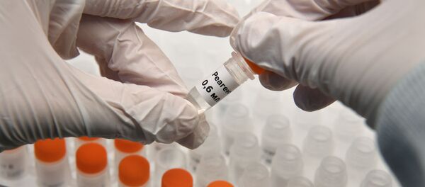 Лаборатория по производству реагентов для экспресс-тестов на коронавирус в Сколково - Sputnik Кыргызстан