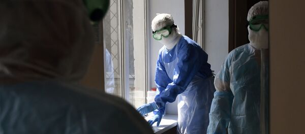 Госпиталь для лечения больных коронавирусом в Краснодарском крае - Sputnik Кыргызстан