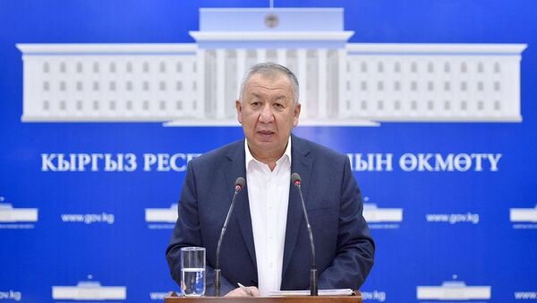 Биринчи вице-премьер-министр Кубатбек Боронов - Sputnik Кыргызстан