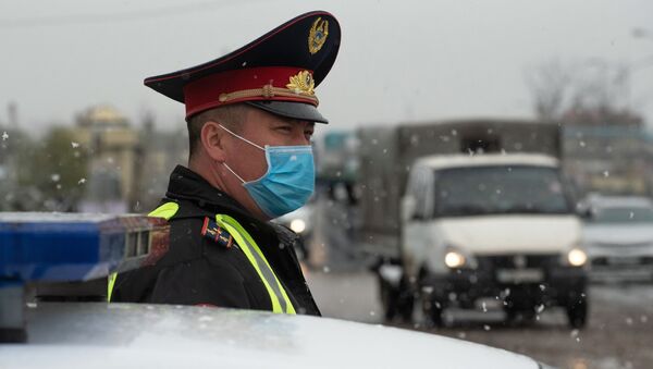Блокпосты на въезде в Алма-Ату - Sputnik Кыргызстан