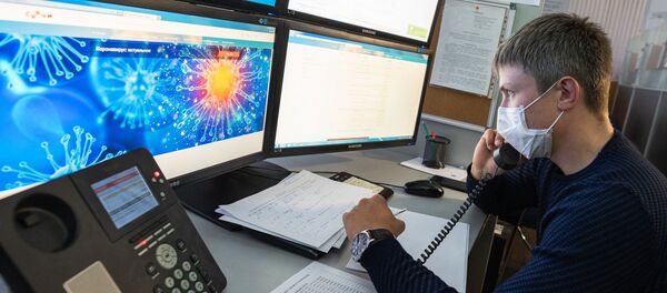 Оператор жумуш учурунда. Архив  - Sputnik Кыргызстан