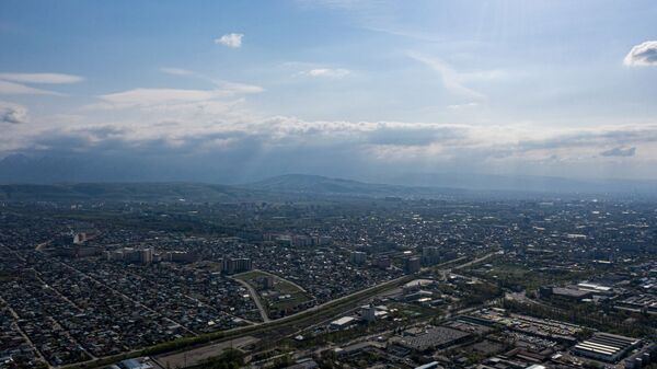 Вид города Бишкек с дрона. Архивное фото - Sputnik Кыргызстан