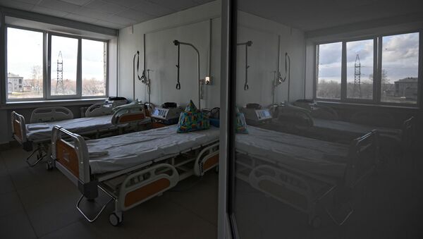 Пустые койки в палате больницы. Архивное фото - Sputnik Кыргызстан