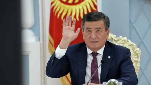 Президент Кыргызстана Сооронбай Жээнбеков. Архивное фото - Sputnik Кыргызстан