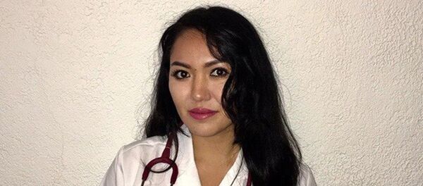 Медсестра Нью-Йоркской больницы Нуркыз Эшенова - Sputnik Кыргызстан