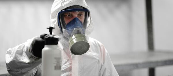 Дезинфекция Павелецкого и Ярославского вокзала в Москве - Sputnik Кыргызстан