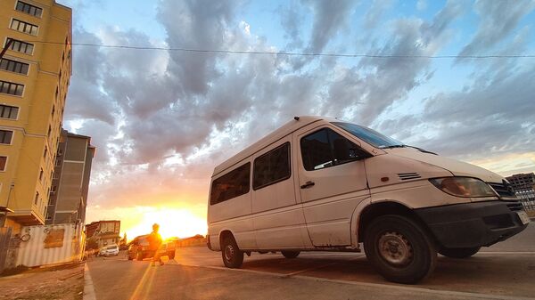 Фантастический закат в Бишкеке — фотофакт - Sputnik Кыргызстан