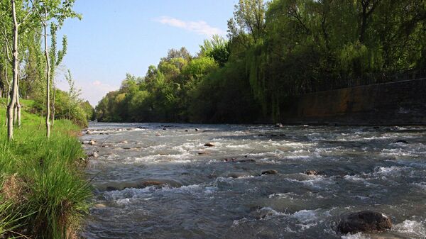 Вид на реку Ак-Буура в городе Ош. Архивное фото - Sputnik Кыргызстан