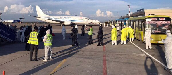 Чартерный рейс из Новосибирска в Бишкек - Sputnik Кыргызстан