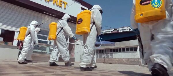 ӨКМдин коронавирус менен күрөшүүдөгү салымы. Видеобаян ӨКМдин коронавирус менен күрөшүүдөгү салымы. Видеобаян - Sputnik Кыргызстан