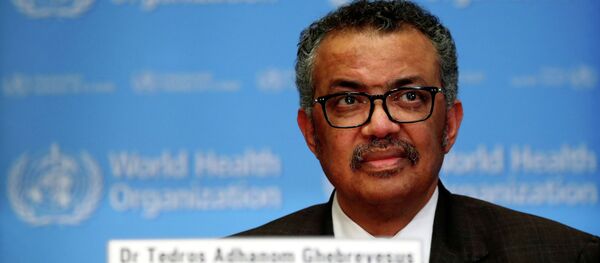 Глава Всемирной организации здравоохранения Тедрос Адханом Гебрейесус. Архивное фото - Sputnik Кыргызстан