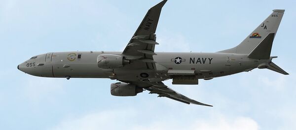 АКШнын Посейдон (P-8A Poseidon) чалгындоочу учагы. Архив - Sputnik Кыргызстан