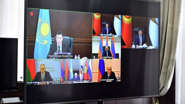 Внеочередное заседание Евразийского Межправительственного совета в режиме видеоконференцсвязи - Sputnik Кыргызстан